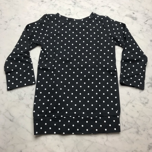 Carter's Grey Polka Dot Rhinestone Gem Tunic Top - Picture 6 of 7